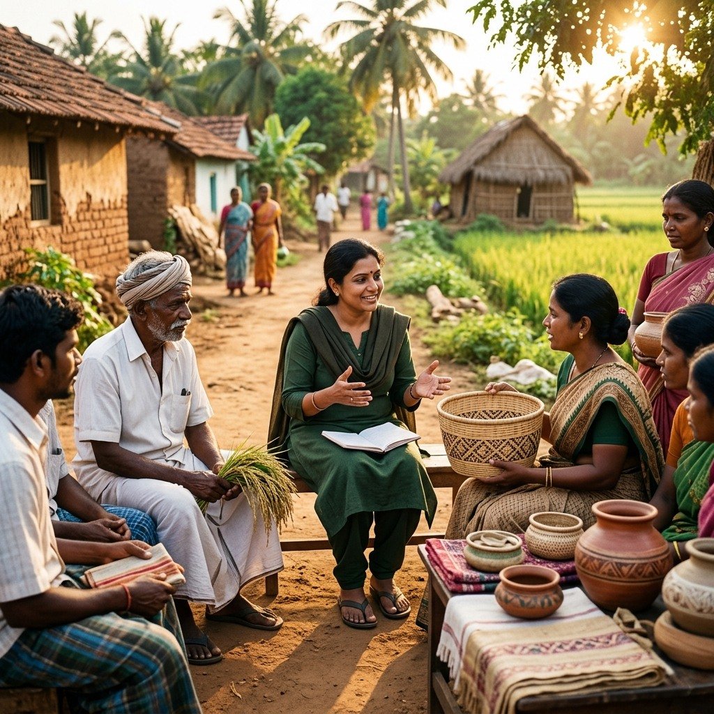 Interacting with Rural Micro-founders
